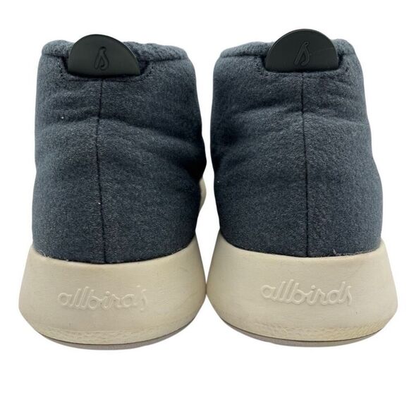 ALLBIRDS Hightop Wool Runner Up Mizzle Sneakers Blue Men's Size 13 - Picture 7 of 9